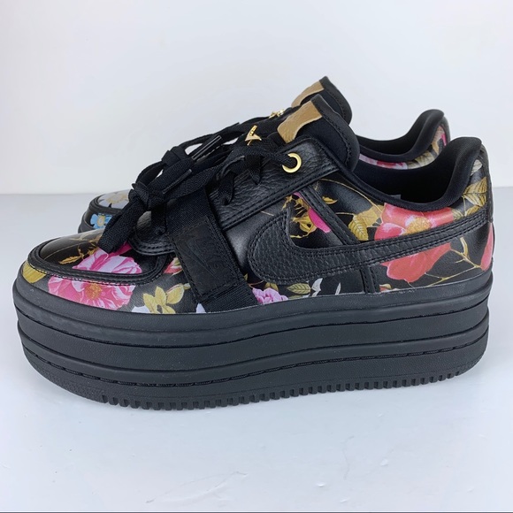 floral nike platform sneakers